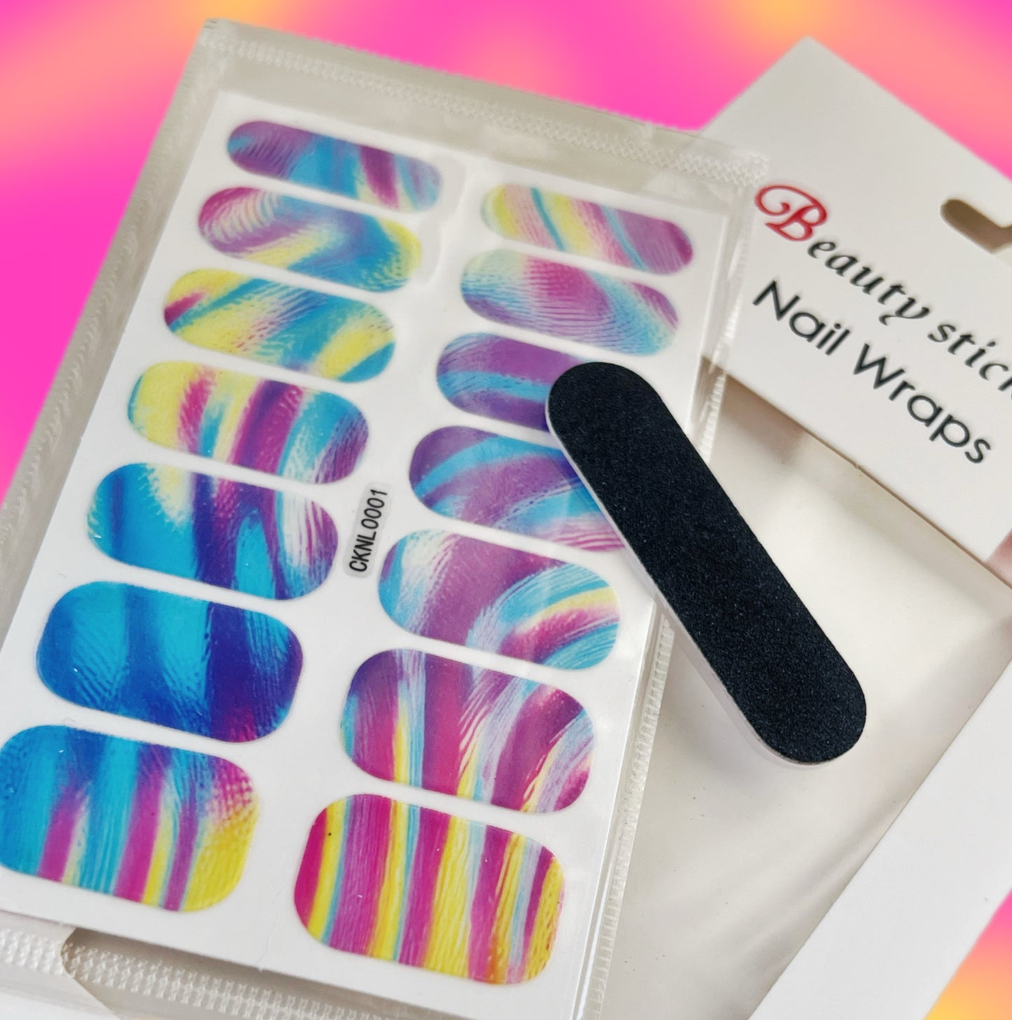 Somewhere in the Rainbow Nail Wrap Stickers