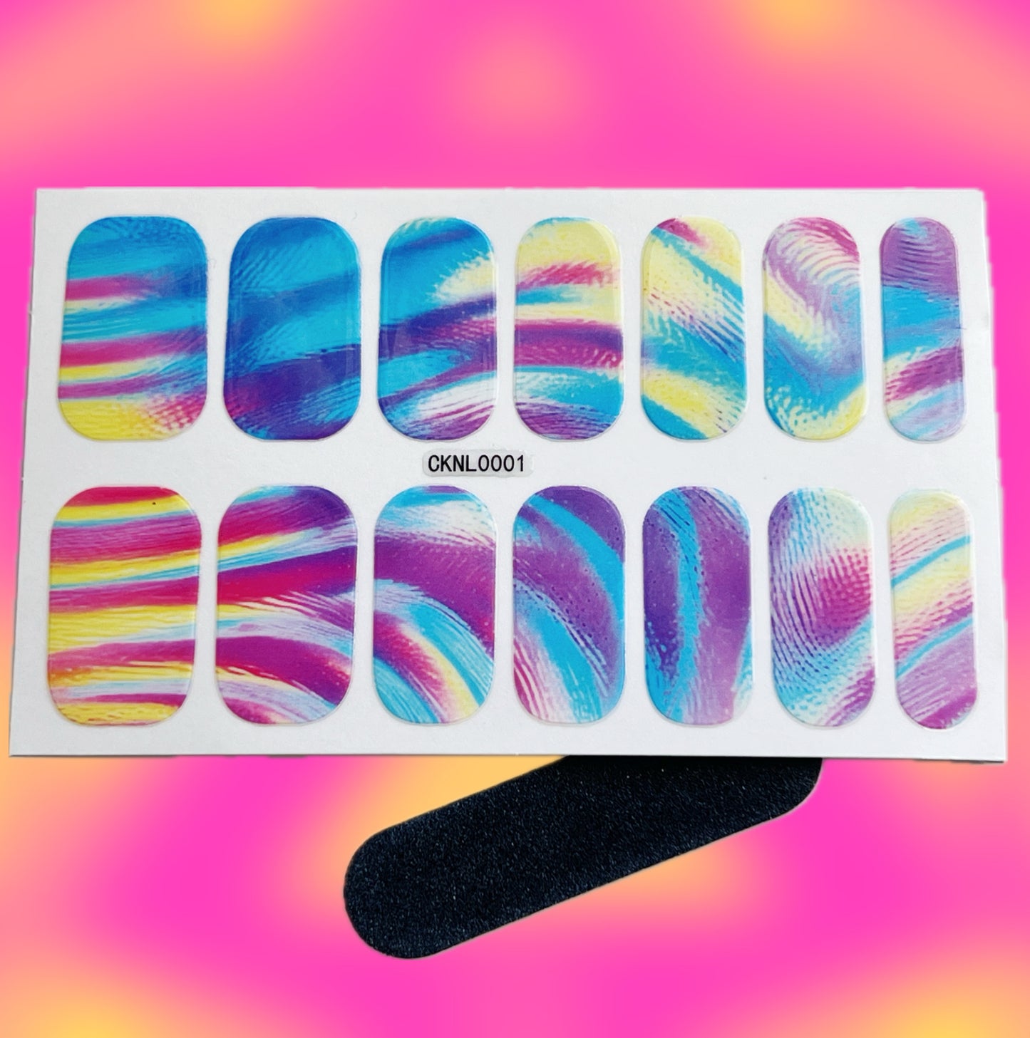 Somewhere in the Rainbow Nail Wrap Stickers