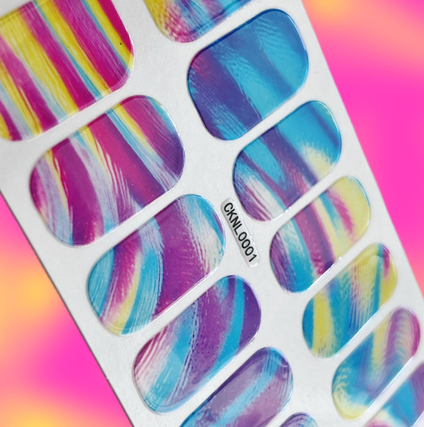 Somewhere in the Rainbow Nail Wrap Stickers