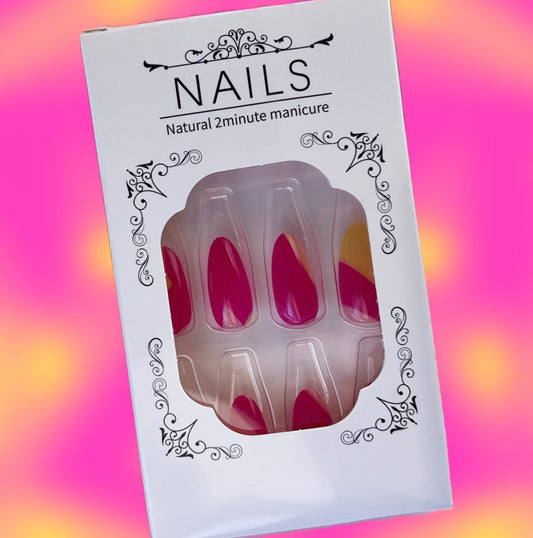 Pink Lemonade Press On Nail Set