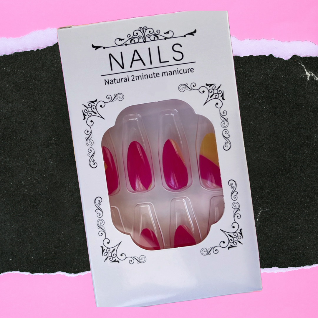 Pink Lemonade Press On Nail Set