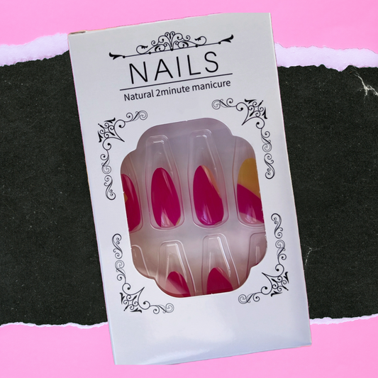 Pink Lemonade Press On Nail Set