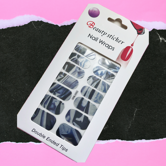 Wrap Me Up Metallic Nail Wrap Stickers