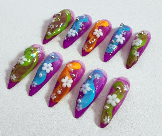 Flower for Power Nail Set